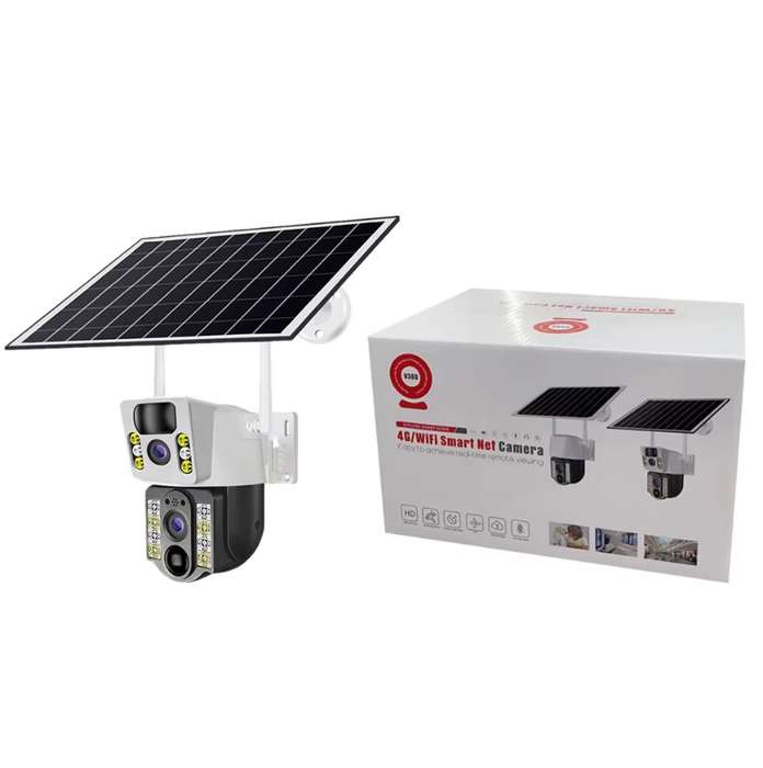 4G Double Lens Solar Cameras