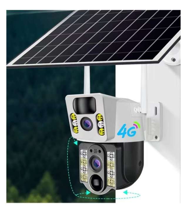 4G Double Lens Solar Cameras