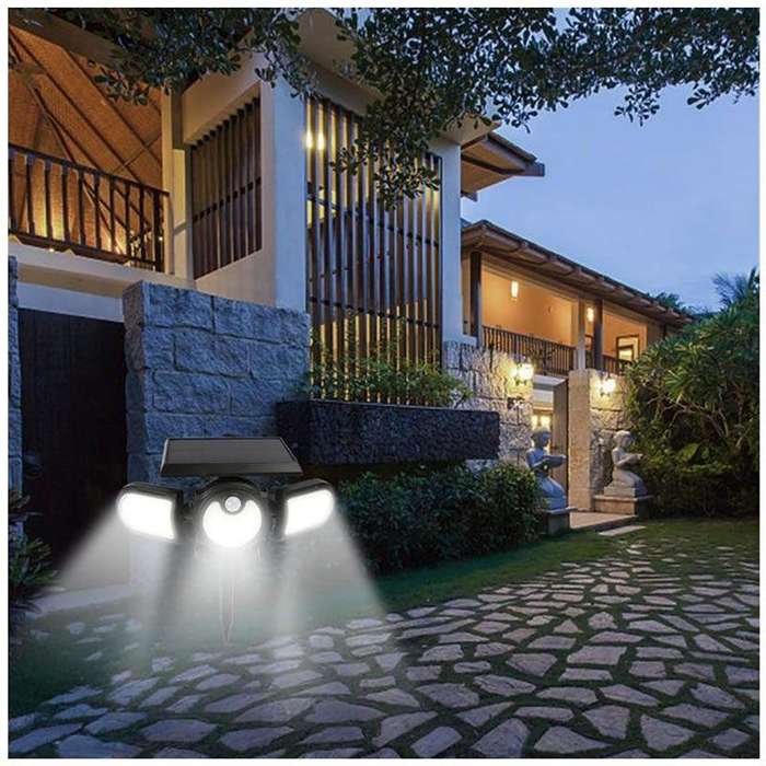 112 LED Waterproof Outdoor Solar Induction Lamp