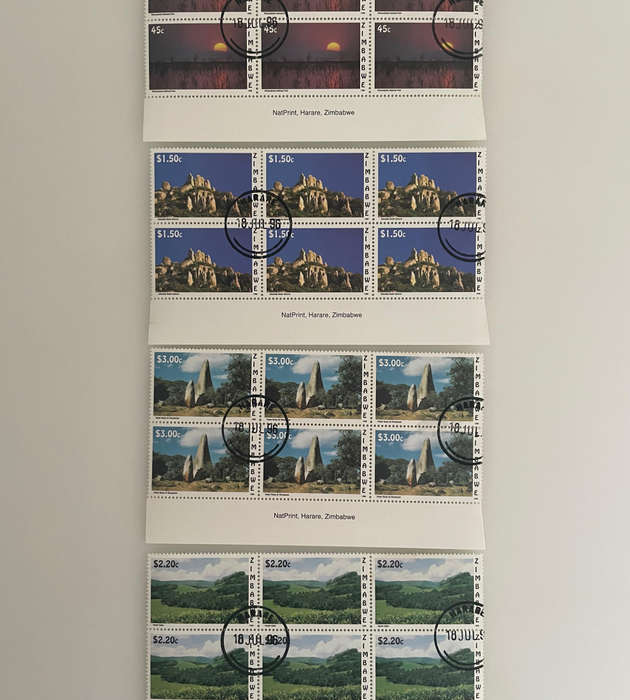 19951996 Zimbabwe Stamp Collection  Flora, Landscapes, Dams & Industry  328+ MNH Stamps