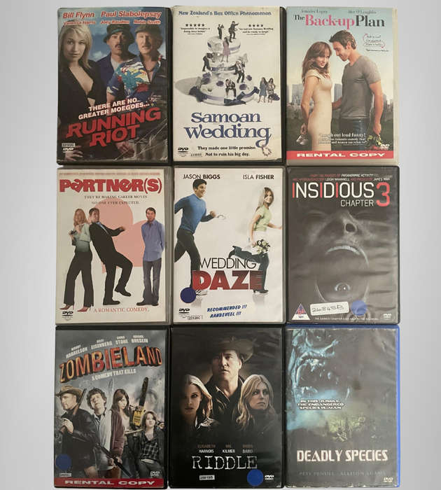 130+ Original DVDs  Mixed Genre Lot | Comedy, Romance, Thriller, Drama, Horror, Family | Bargain