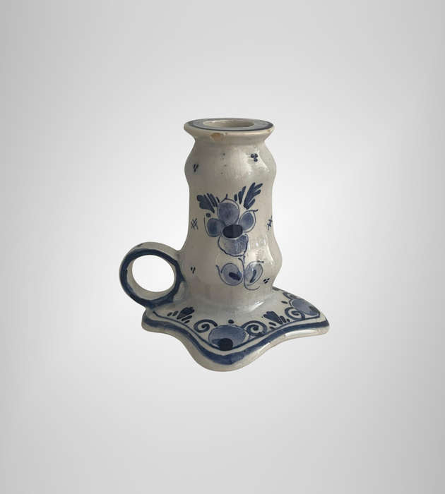 Bargain 7-Piece Dutch Delftware Decor Lot  Chemkefa plate, Boch Plate, Coasters, Candle Holder