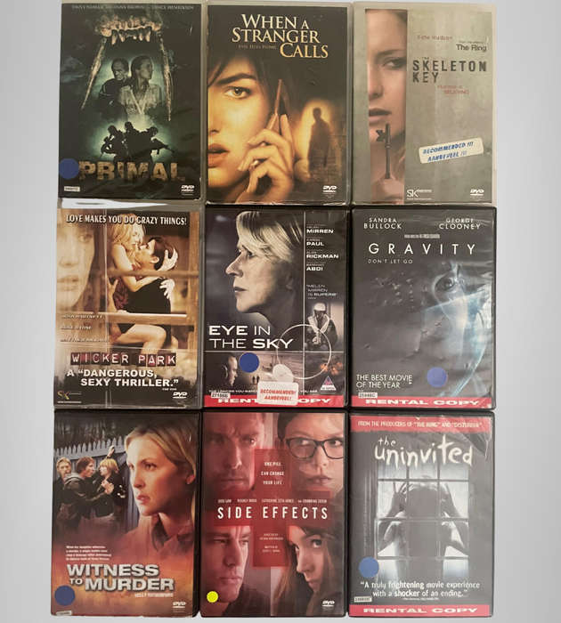 130+ Original DVDs  Mixed Genre Lot | Comedy, Romance, Thriller, Drama, Horror, Family | Bargain