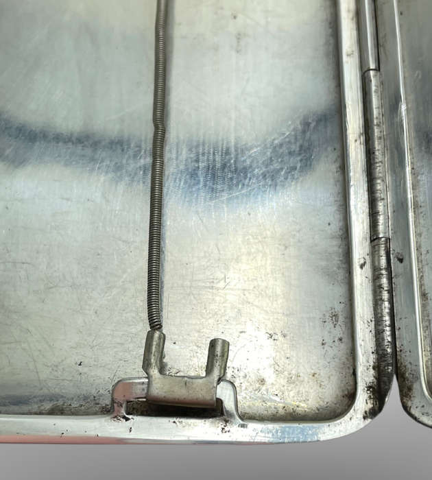 1930s Silver-Plated Cigarette Case  EPNS, Made in England, Monogrammed "HH"