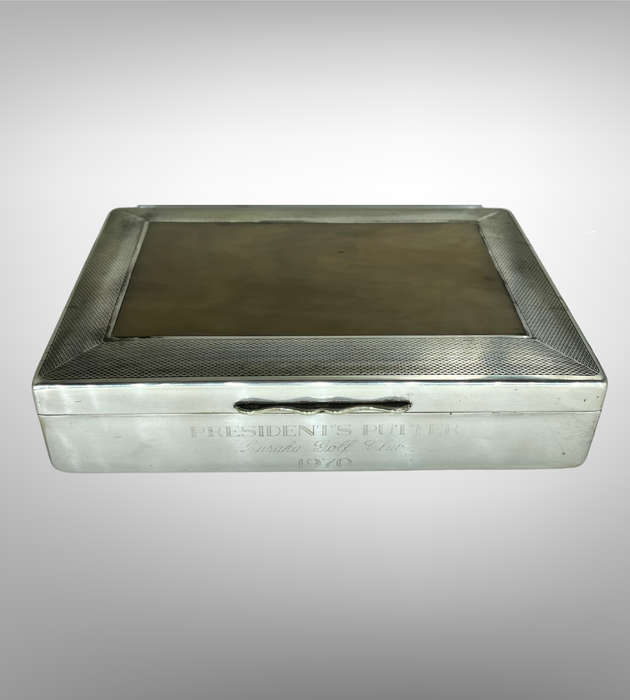 1970 Presidents Putter Lusaka Golf Club Commemorative Box  Aristocrat Jewelry box