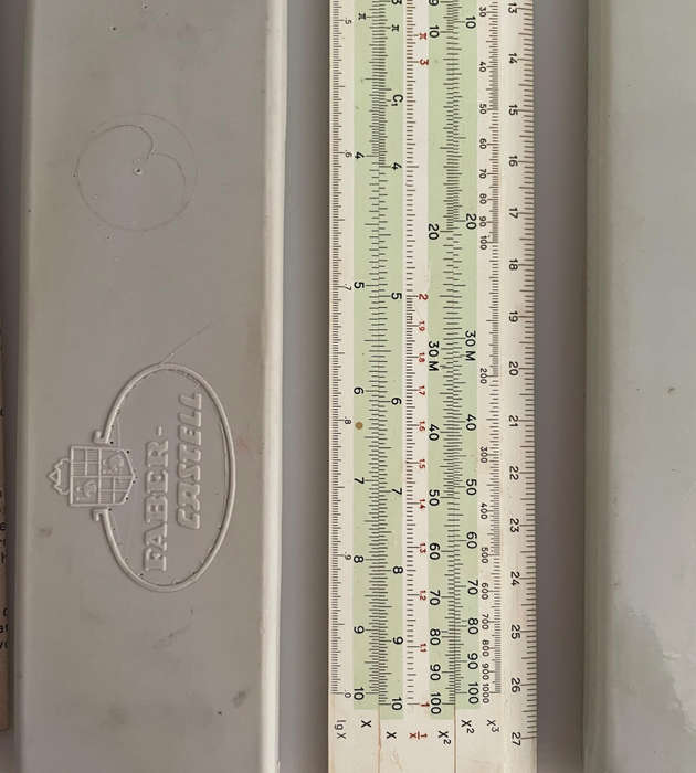 R1 Start - Vintage Slide Rules  Sun Hemmi Jana P2861 + A.W. Faber-Castell 57/87 Rietz (Germany)
