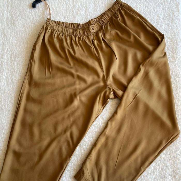 Cotton-Linen Elasticated Pants with Pockets  Size XL (Fits SA 4244)