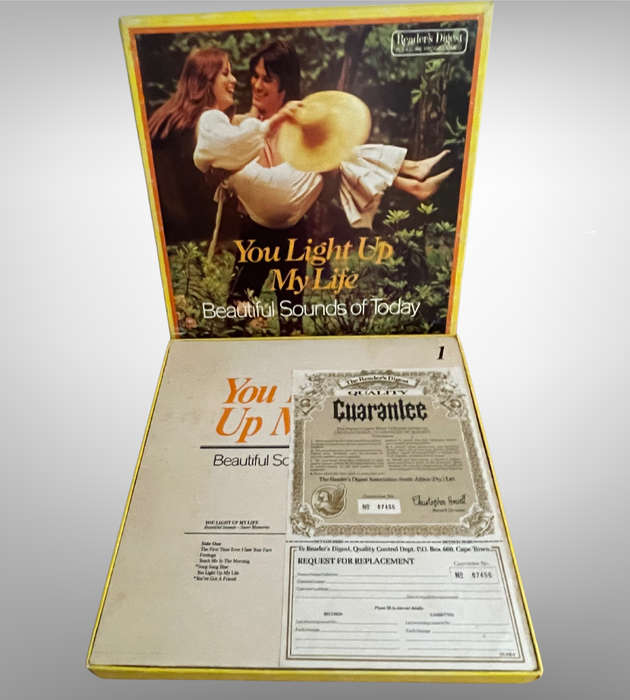 You Light Up My Life  8 LP Vinyl Box Set | Readers Digest Beautiful Sounds of Today