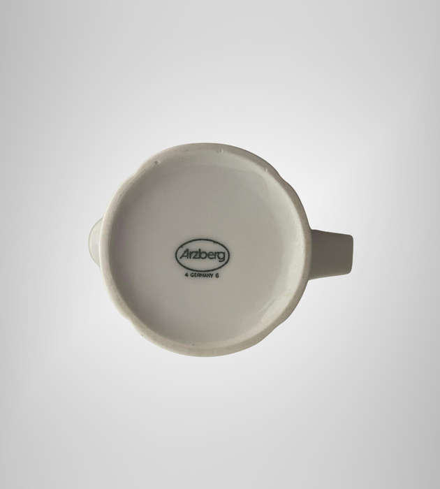Vintage Arzberg Germany White Porcelain Cream Jug