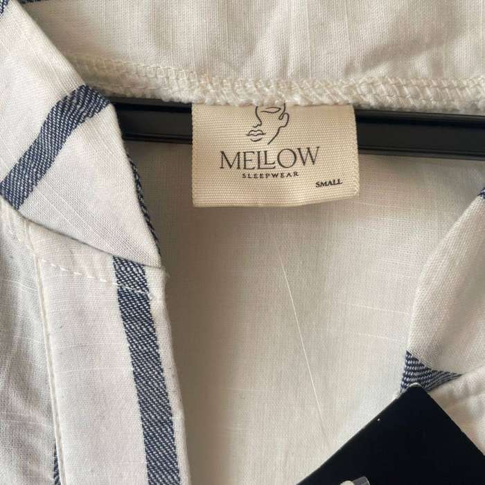 Mellow Luxury Linen Stripe Dress (Small | Fits 3236)