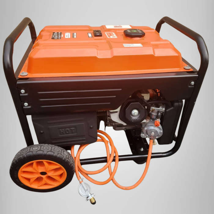 Grip 7.5kVA Petrol Generator  Dual Fuel with Gasgen Conversion Kit + 19kg LPG Bottle-Please Read!