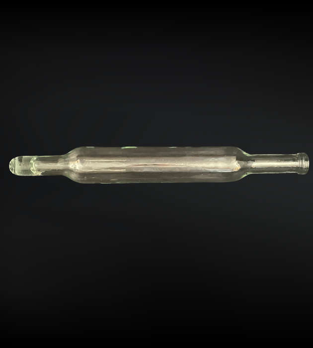 Vintage Spanish Glass Rolling Pin  Unique Decorative Piece   (50cm x 7cm)