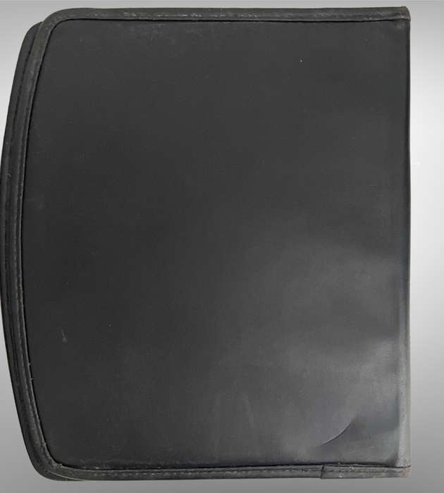 Lot of 3 Black A4 Pleather Professional File Folders | Used Condition