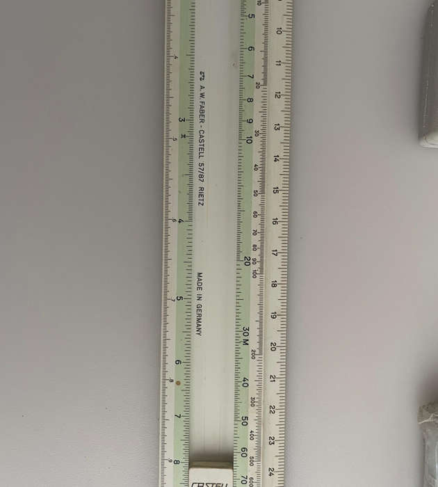 R1 Start - Vintage Slide Rules  Sun Hemmi Jana P2861 + A.W. Faber-Castell 57/87 Rietz (Germany)