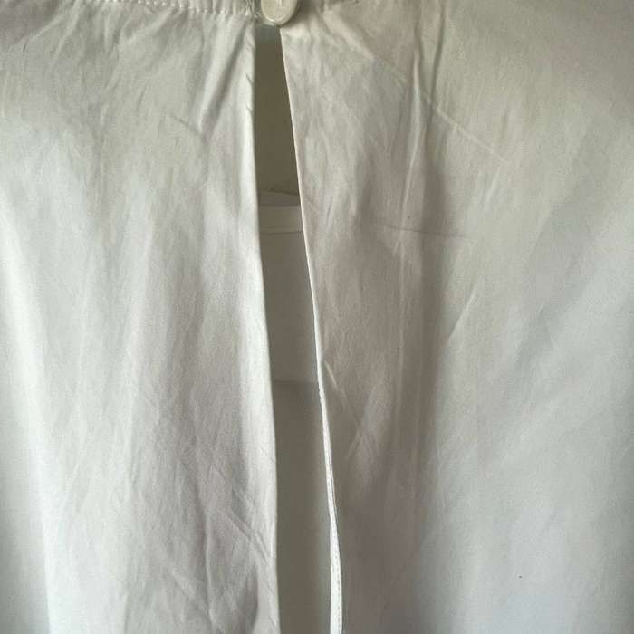 White A-Line Dress with Hidden Pockets  Cotton Linen Blend  Size XXL (Fits SA 4648)  R750 Retail