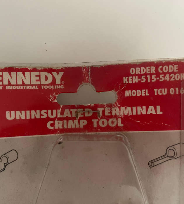 Kennedy Crimping Pliers for Wire Ferrules | DIN 1-16mm² | AWG 14-6 | 275mm Length | Pre-Owned Unused
