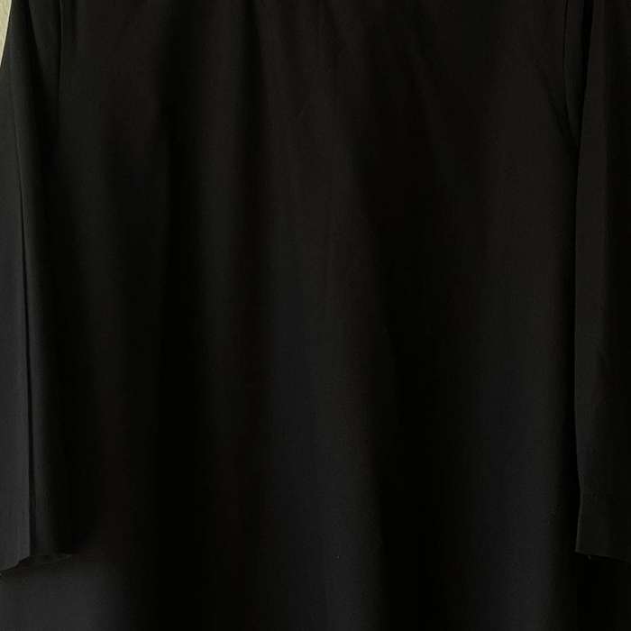 Classic Black A-Line Dress with Hidden Pockets  Cotton-Linen Blend  Size XL (Fits SA 4446)  R750