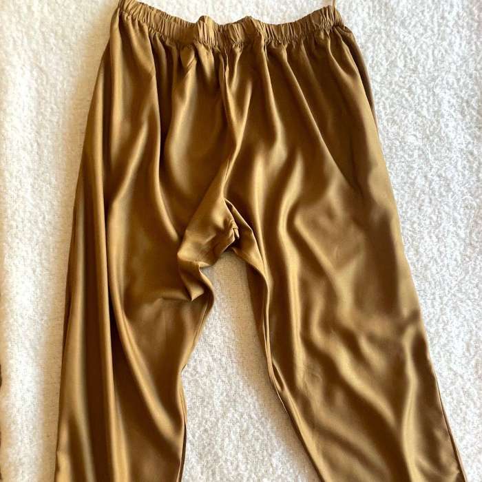 Cotton-Linen Elasticated Pants with Pockets  Size XXL (Fits SA 4648)