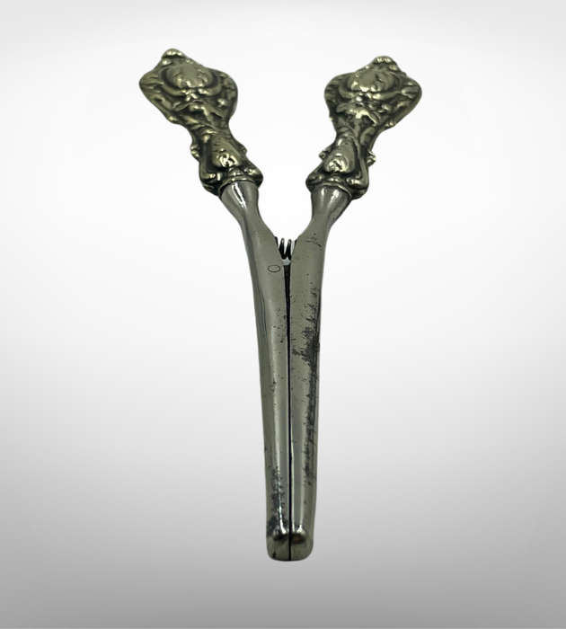 Antique Glove Stretcher | Ornate Design | Reg. 16119 | Silver Plate Patina | c. Late 1800s