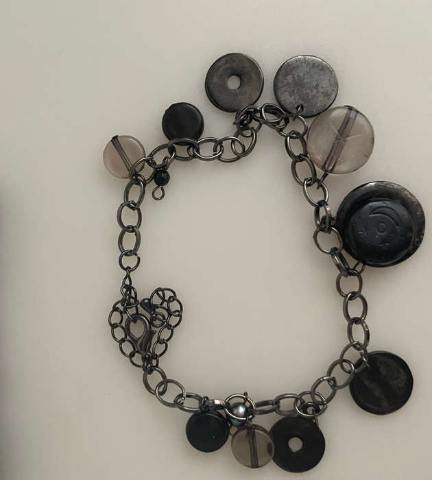 12-Piece Vintage Jewelry Set: Hematite Necklaces & Bracelets with Gunmetal Accents