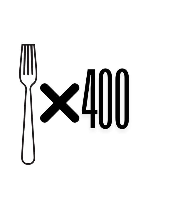 Huge Lot of 730 Stainless Steel Catering Cutlery  400 Knives & 330 Forks  Bulk Sale- Reduced