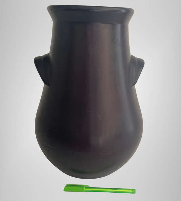 Large South African Decorative Pottery Plaster Vase  Fulper-Inspired Design, 35cm Tall