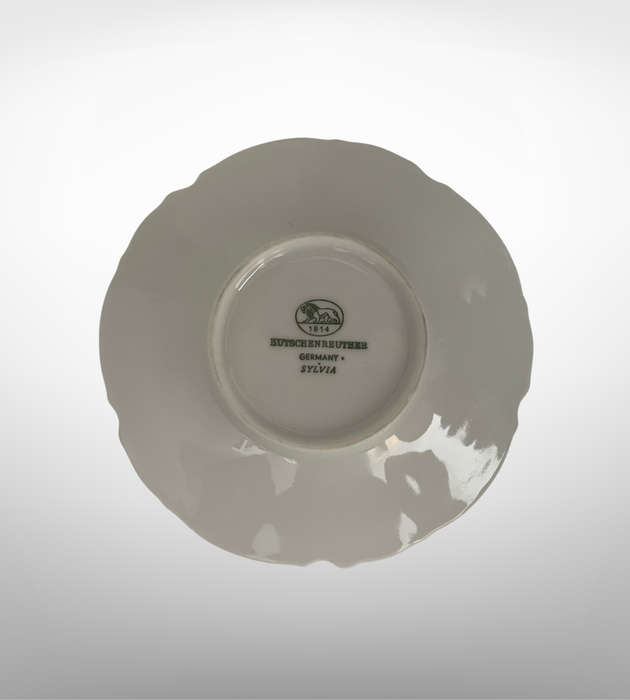 Hutschenreuther Sylvia All-White Tea Set  Crafted in Germany, Discontinued