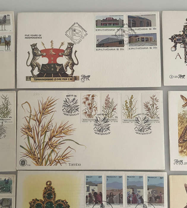 Bophuthatswana First Day Covers Lot (11) | 1979-1984 | Independence, Nature, History & Culture