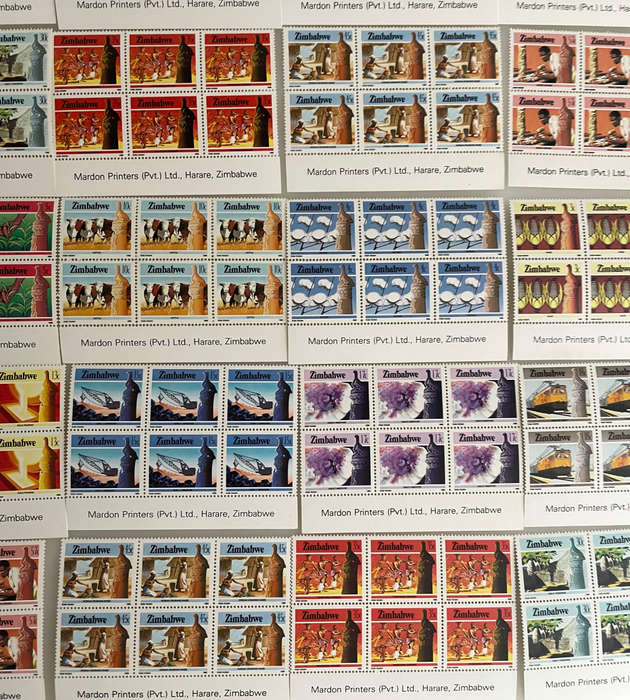1985 Zimbabwe Stamp Collection  Rose Rigden, UN Decade for Women, National Archives  589+ MNH Stam