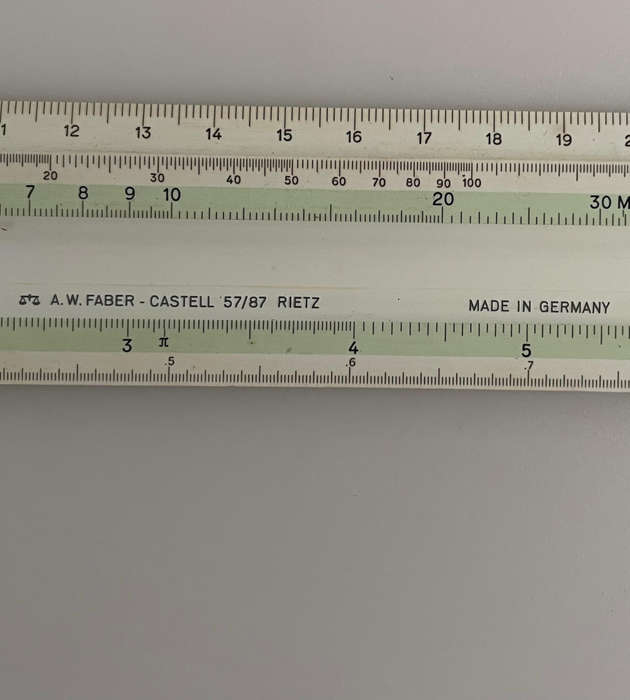 R1 Start - Vintage Slide Rules  Sun Hemmi Jana P2861 + A.W. Faber-Castell 57/87 Rietz (Germany)