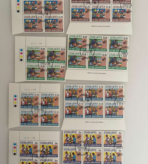 19951996 Zimbabwe Stamp Collection  Flora, Landscapes, Dams & Industry  328+ MNH Stamps