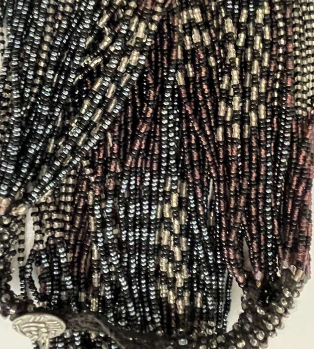 Original Abacus 35-Strand Traditional Zulu Hand-Beaded Necklace  412g  53cm