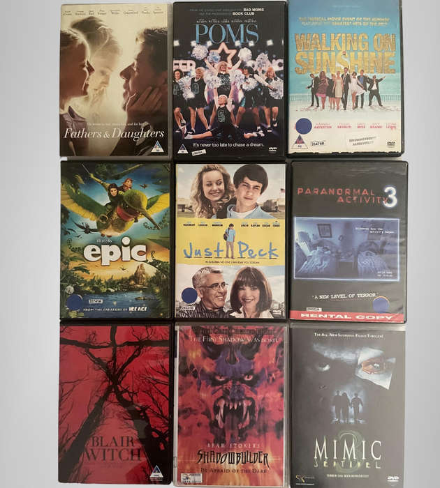 130+ Original DVDs  Mixed Genre Lot | Comedy, Romance, Thriller, Drama, Horror, Family | Bargain