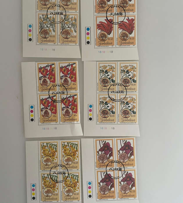 19951996 Zimbabwe Stamp Collection  Flora, Landscapes, Dams & Industry  328+ MNH Stamps