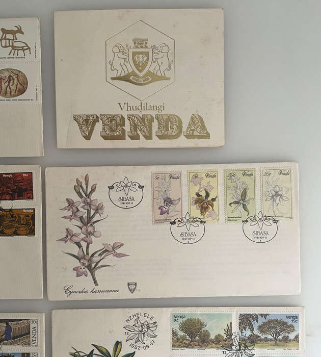Lot of 12 Venda First Day Covers | 19791983 | Independence, Birds, Baobab, Music, Writing, Flora &