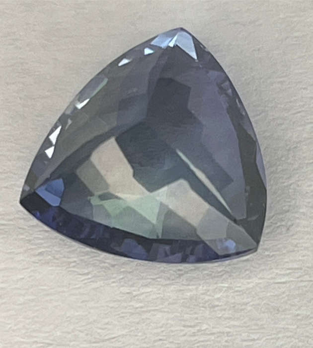 Trillion Cut 2.78ct Natural Tanzanite Gemstone GISA Certified