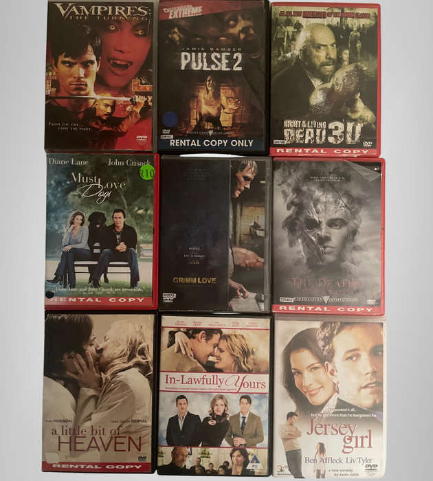 130+ Original DVDs  Mixed Genre Lot | Comedy, Romance, Thriller, Drama, Horror, Family | Bargain