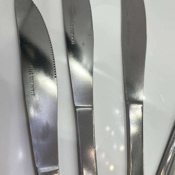 12 Piece Catering Stainless Steel Knife & Fork Set  Clearance Stock