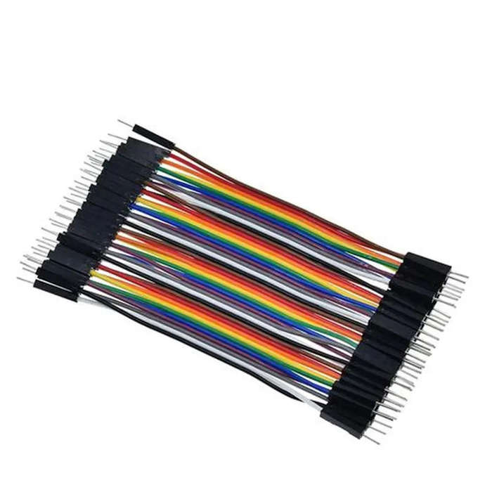 BSK Ribbon Cable Jumper 40W Male - Male 10cm