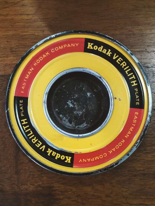 Rare Vintage Kodak - film roll end (metal)
