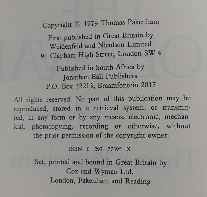 The Boer War - Thomas Pakenham (1979))