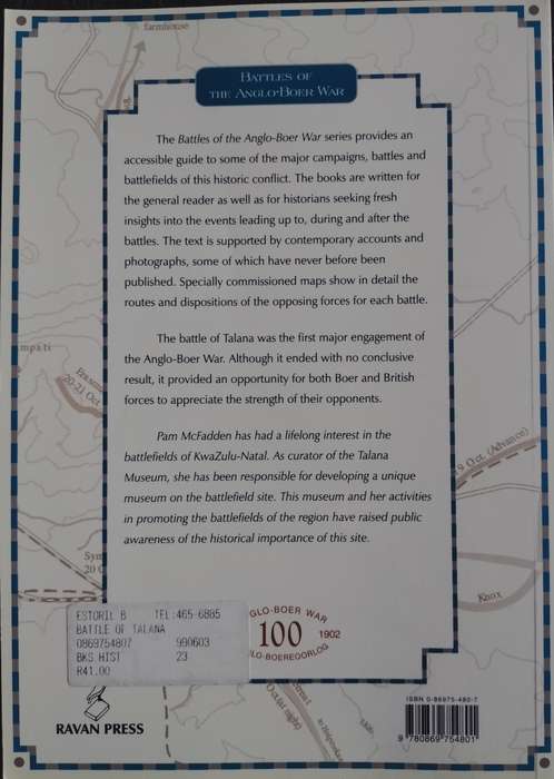 Battles of the Anglo-Boer War: The battle of Talana 20 October 1899