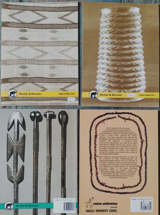 Zulu War - Set of 4 booklets by KwaZulu Monuments Council