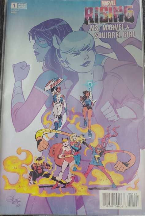 Marvel comic: Rising - Ms Marvel & Squirrel Girl (Variant Edition #1)