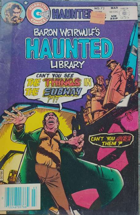 Charlton Comic - Baron Weirwulf's Haunted Library  (#72)