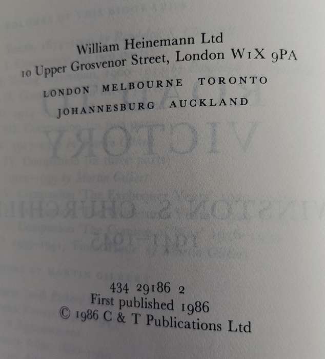 Road to Victory - Winston S. Churchill 1941 - 1945(Gilbert - 1986)