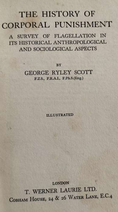 The history of corporal punishment - A survey flagellation in its historical anthropological.....