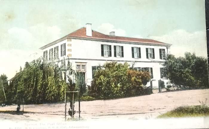 Vintage postcard - Springs Post Office  (unused)