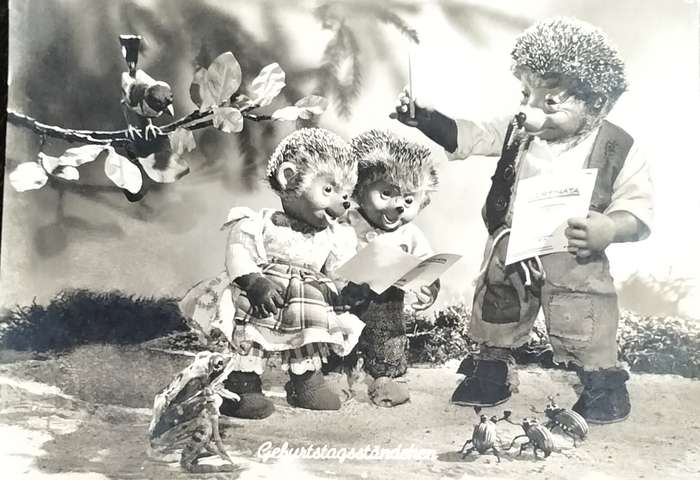 Post Card - Mecki the hedgehog  (1970s)