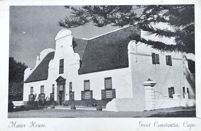 Post Card - Cape Town - Groot Constantia (unused)